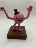 Polymer Clay Custom Profile Figure — Dr Bubble — Handmade Bespoke Sculpture