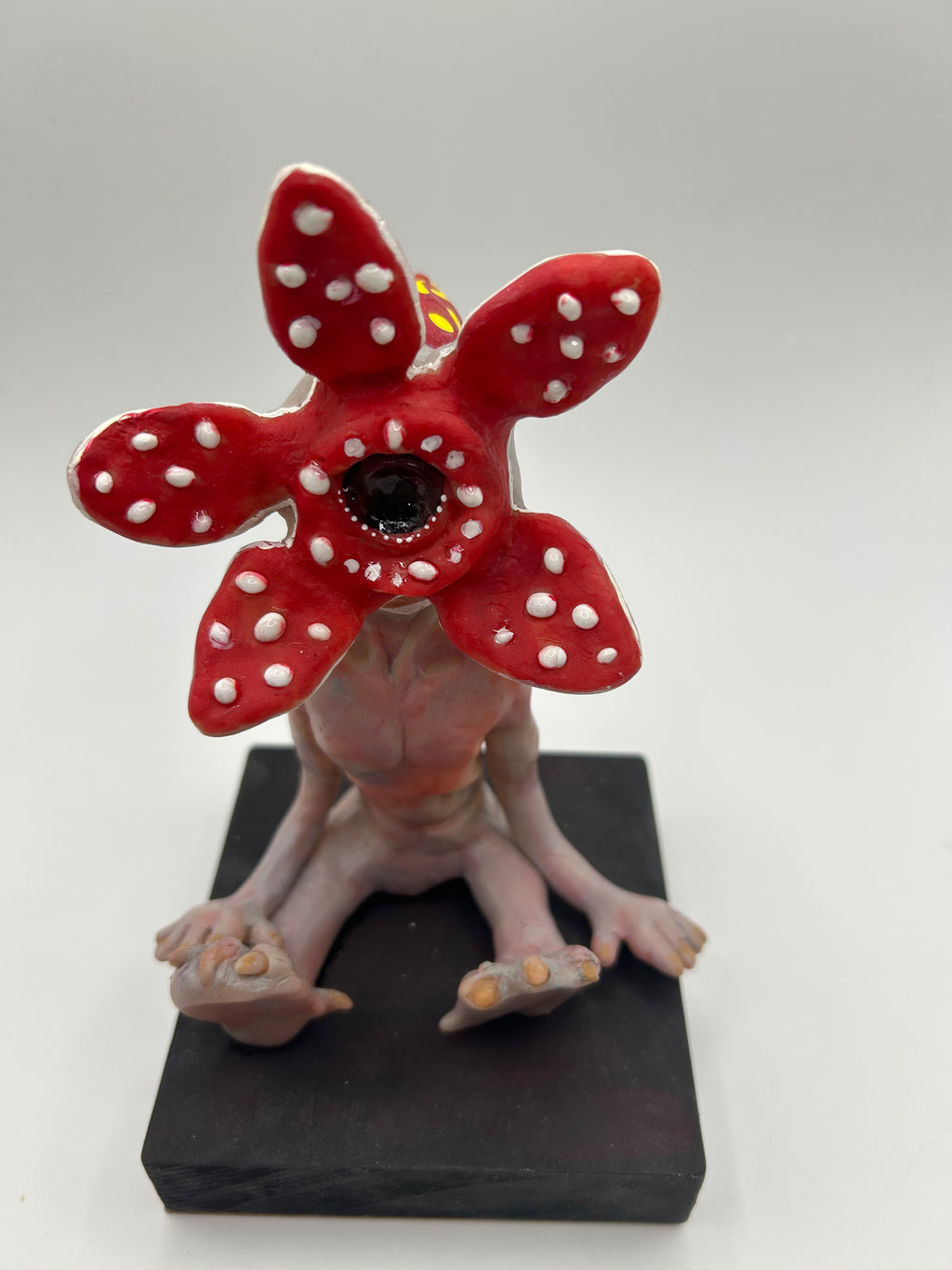Polymer Clay Demogorgon — Handmade Gothic Stranger Things Fan Art Figure