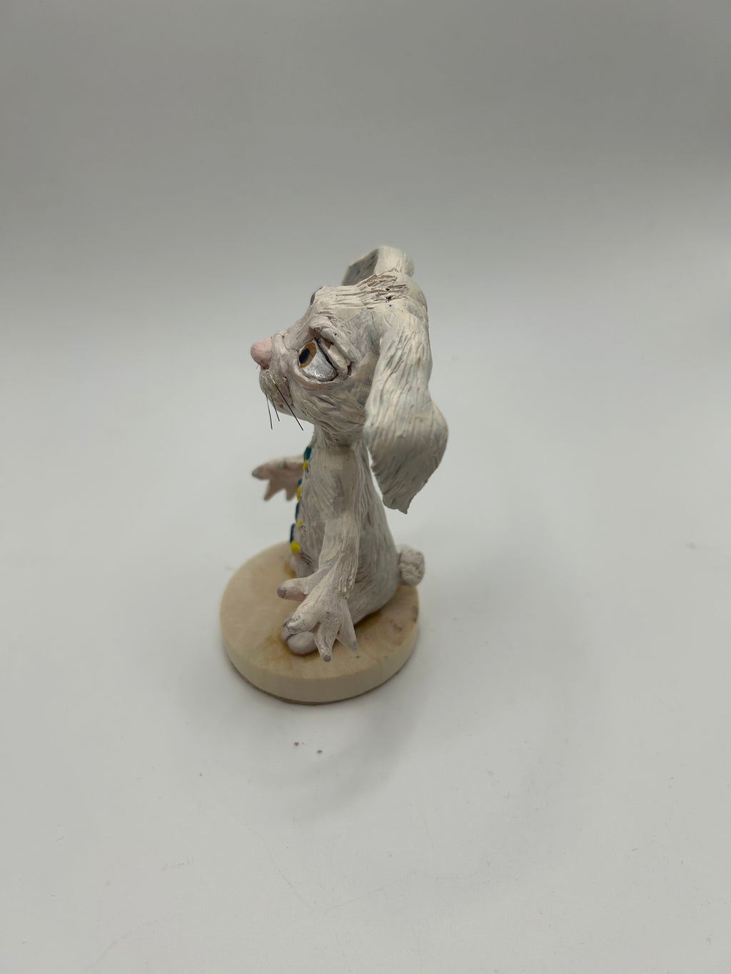 Polymer Clay Rabbit — Handmade Gothic Whimsical Figure