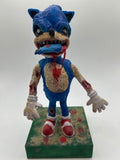 Polymer clay zombie Sonic