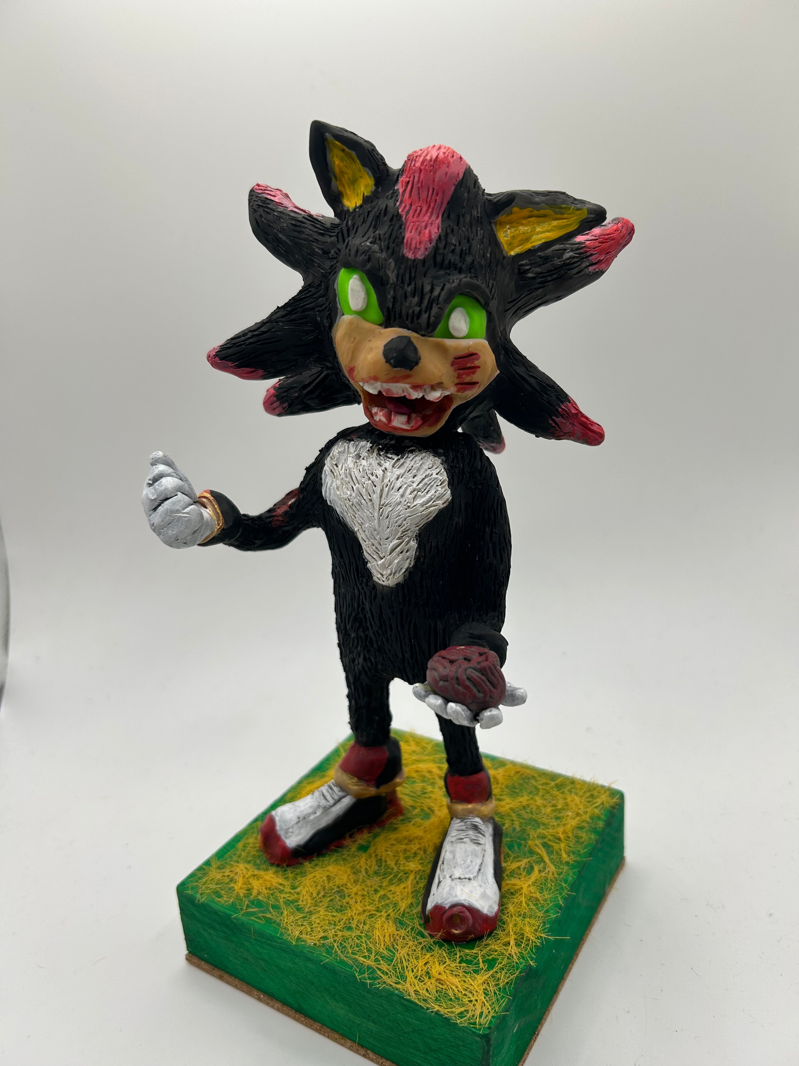 Polymer clay zombie shadow