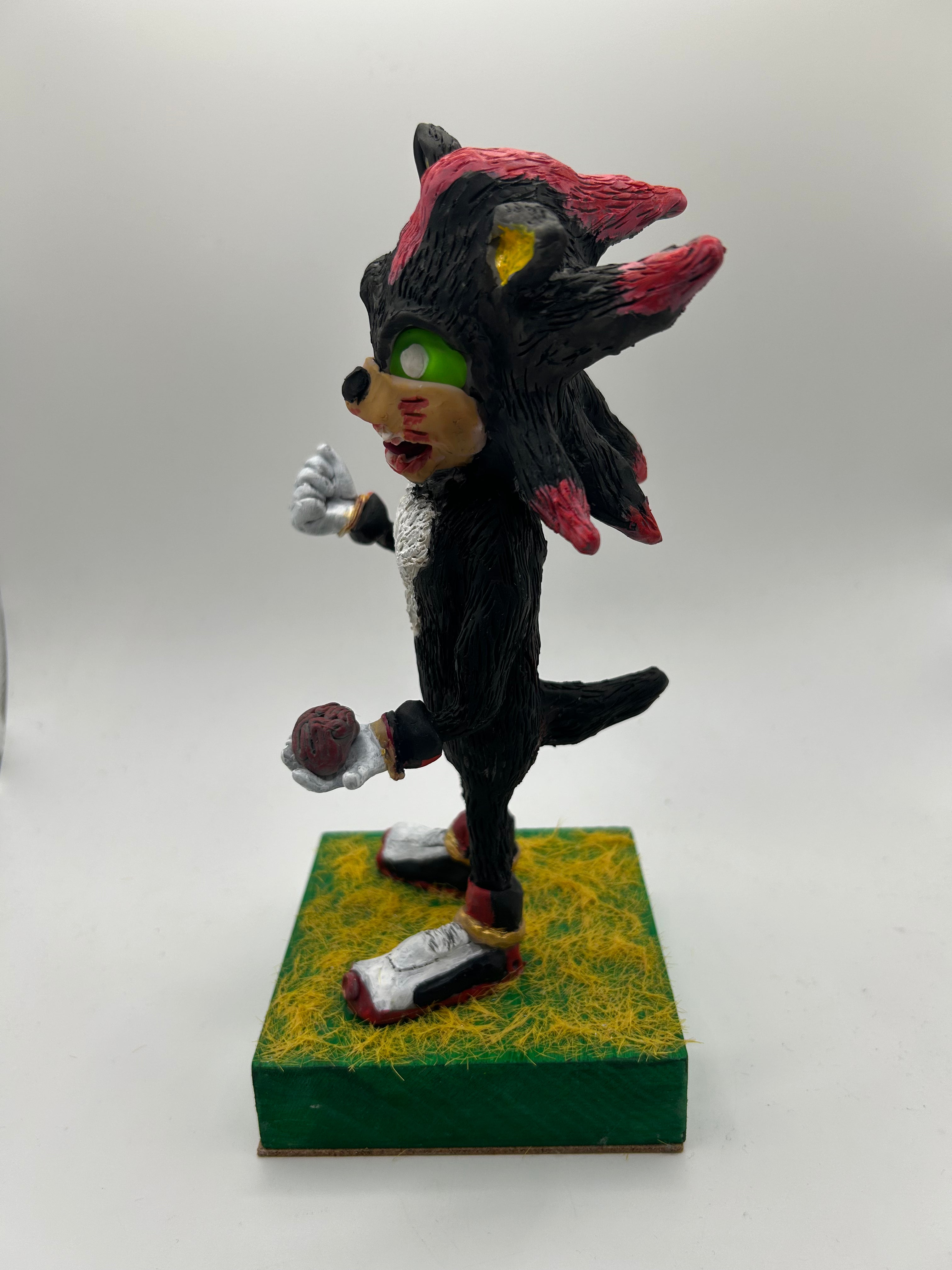 Polymer clay zombie shadow