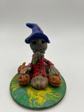 Polymer clay scarecrow