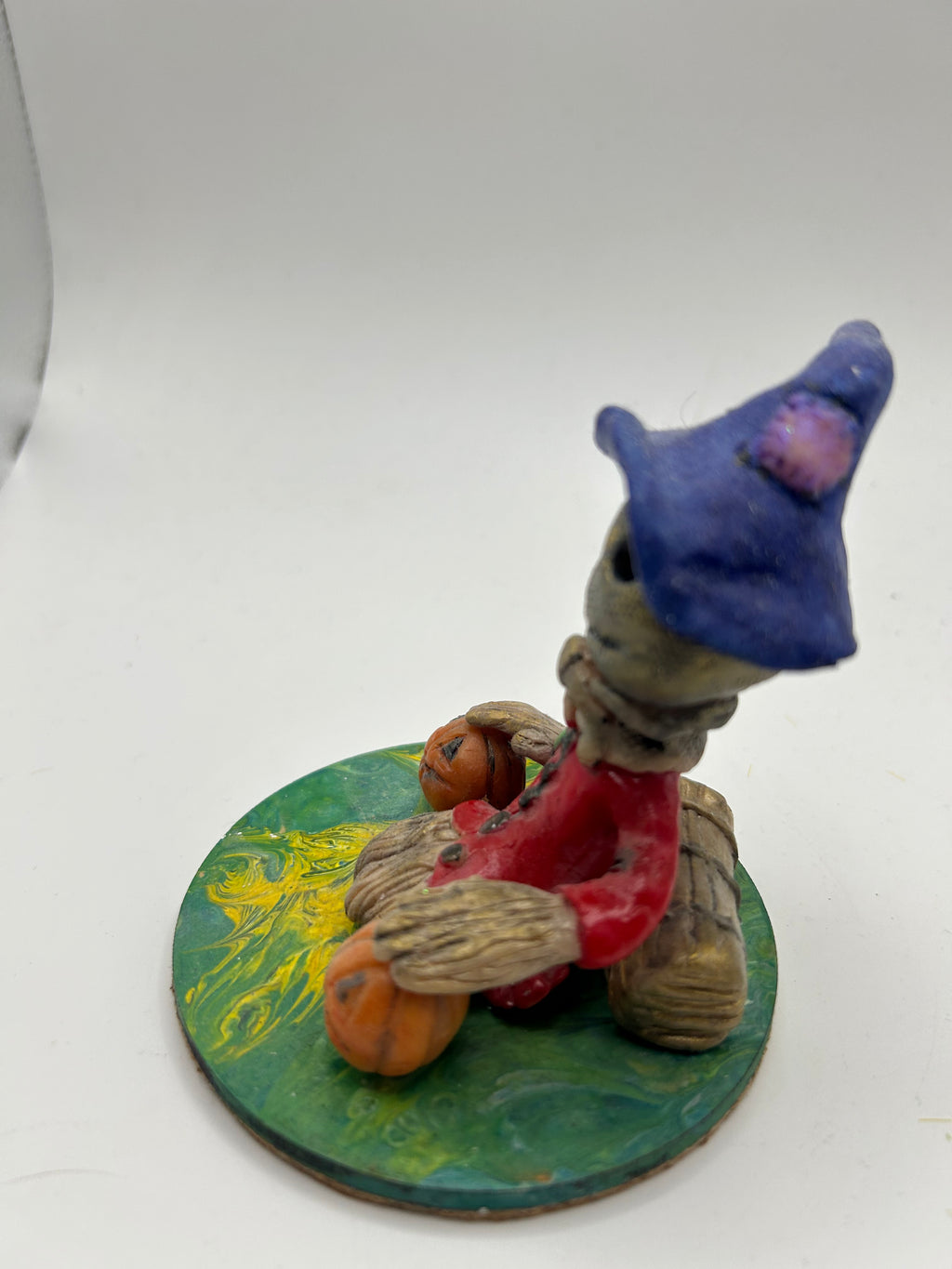 Polymer clay scarecrow